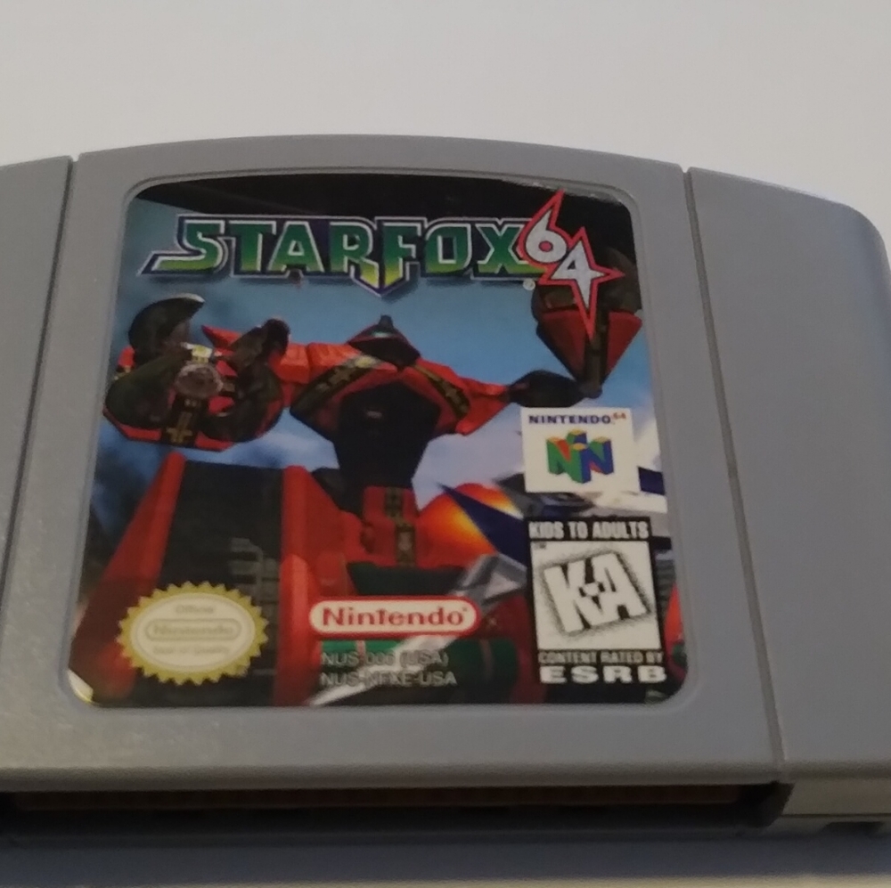 Authentic O.G. STARFOX!!! N64